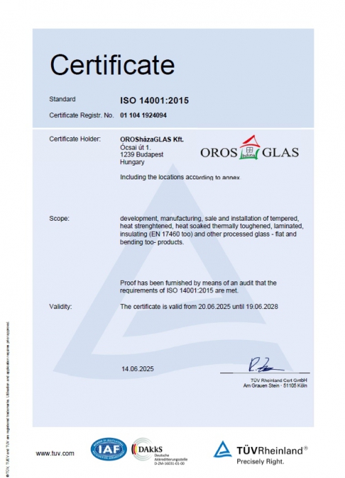 Certificate ISO 14001_2015